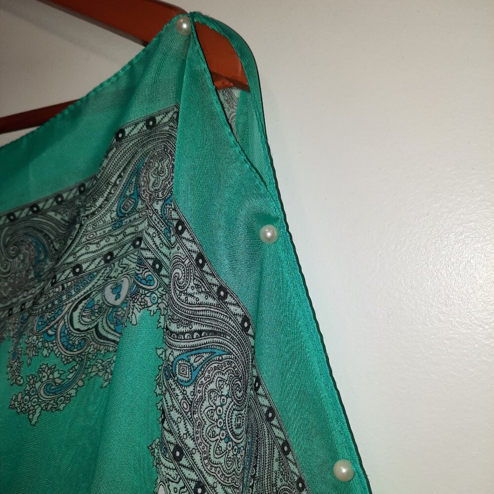 Scarf Poncho Top OS - Picture 2 of 3
